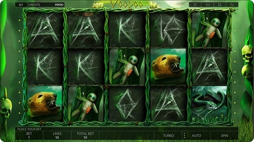 Интерфейс игрового автомата.